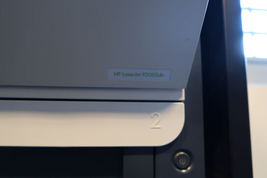 Håndholdsscanner HONEYWELL med ladestation samt printer HP LaserKet P2055dn