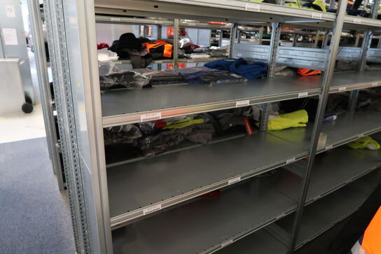 8 fag lagerreoler BITO SV 400 uden indhold