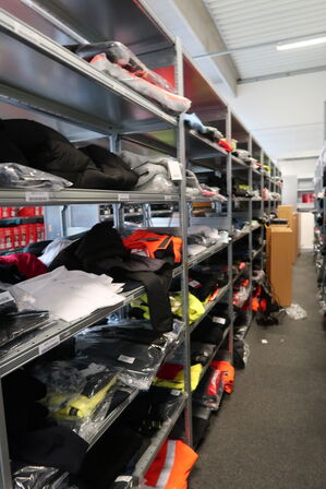 8 fag lagerreoler BITO SV 400 uden indhold