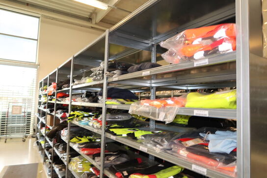 6 fag lagerreoler BITO SV 400 uden indhold