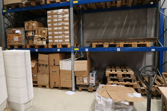 2 fag pallereoler uden indhold samt ekstra gavle og vanger