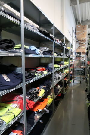 8 fag lagerreoler BITO SV 400 uden indhold