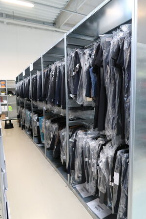 6 fag lagerreoler BITO SV 400 uden indhold