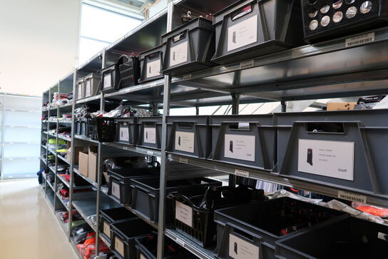 6 fag lagerreoler BITO SV 400 uden indhold