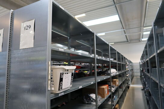 8 fag lagerreoler BITO SV 400 uden indhold