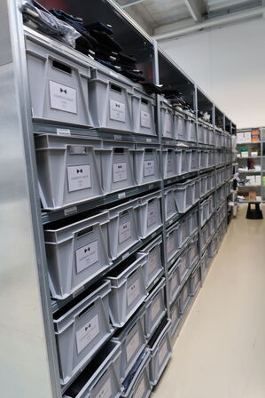 6 fag lagerreoler BITO SV 400 uden indhold