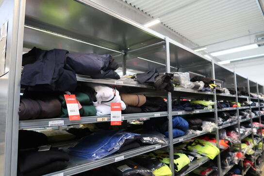 8 fag lagerreoler BITO SV 400 uden indhold