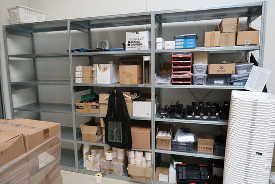 3 fag lagerreoler BITO SV 400 uden indhold