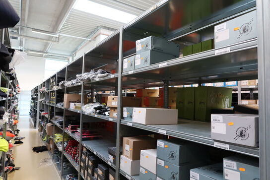 8 fag lagerreoler BITO SV 400 uden indhold