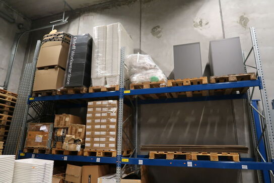 2 fag pallereoler uden indhold samt ekstra gavle og vanger