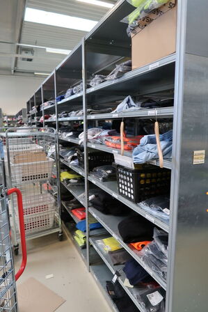 6 fag lagerreoler BITO SV 400 uden indhold