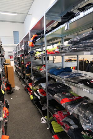 8 fag lagerreoler BITO SV 400 uden indhold