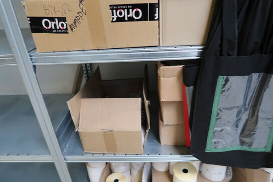 Div. Pakkeudstyr, såsom tape, vægt, 2 stk. skæremaskiner m.m.