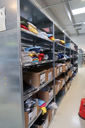 6 fag lagerreoler BITO SV 400 uden indhold