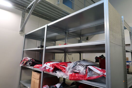 4 fag lagerreoler BITO SV 400 uden indhold