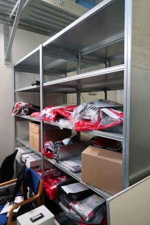 4 fag lagerreoler BITO SV 400 uden indhold