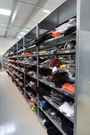 8 fag lagerreoler BITO SV 400 uden indhold