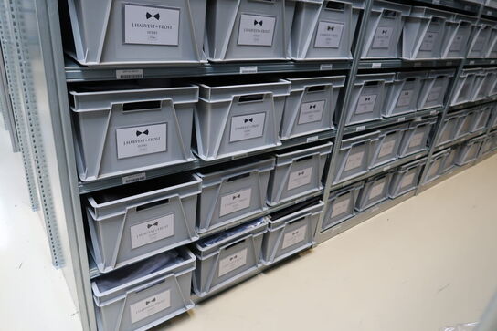 6 fag lagerreoler BITO SV 400 uden indhold