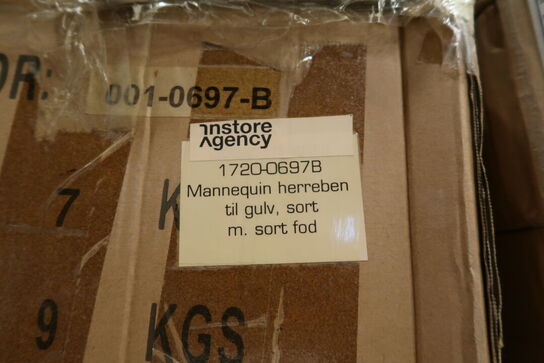 Palle med dele til mannequin