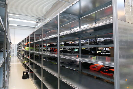 8 fag lagerreoler BITO SV 400 uden indhold