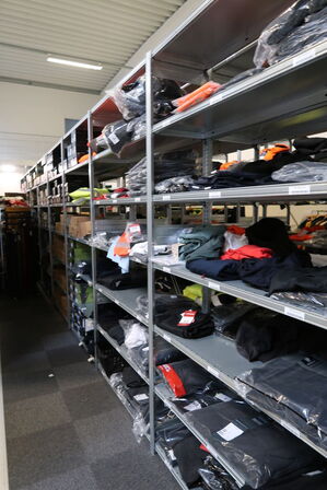 8 fag lagerreoler BITO SV 400 uden indhold