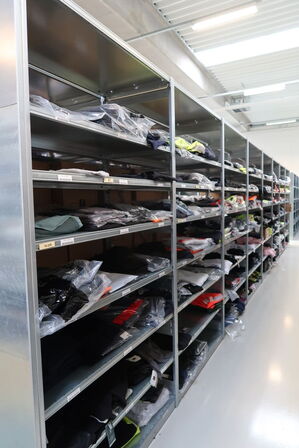 8 fag lagerreoler BITO SV 400 uden indhold