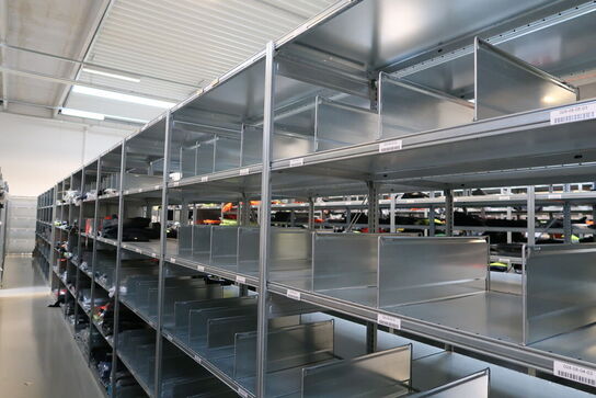 8 fag lagerreoler BITO SV 400 uden indhold