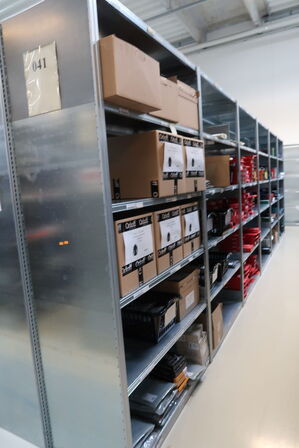 6 fag lagerreoler BITO SV 400 uden indhold