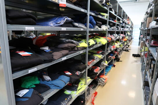 8 fag lagerreoler BITO SV 400 uden indhold