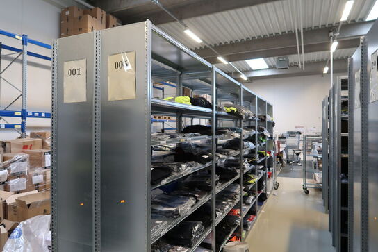 10 fag lagerreoler BITO SV 400 uden indhold