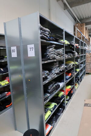 10 fag lagerreoler BITO SV 400 uden indhold