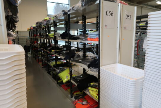 16 stk. lagerreoler uden indhold