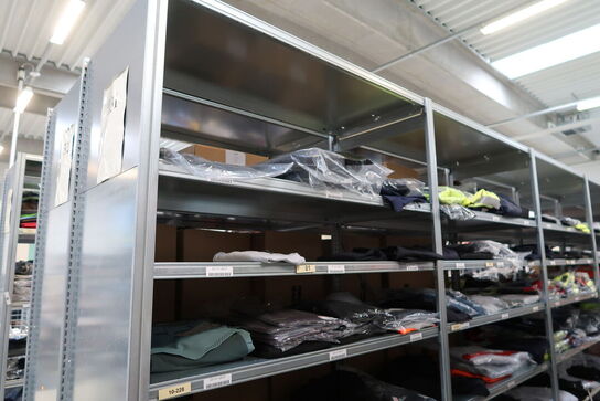 8 fag lagerreoler BITO SV 400 uden indhold