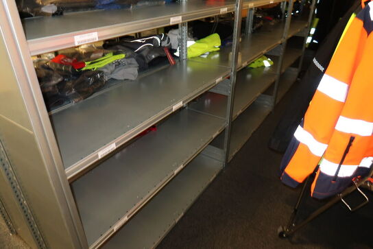 8 fag lagerreoler BITO SV 400 uden indhold