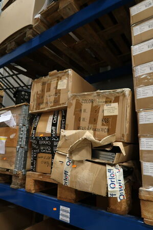 Palle med dele til mannequin