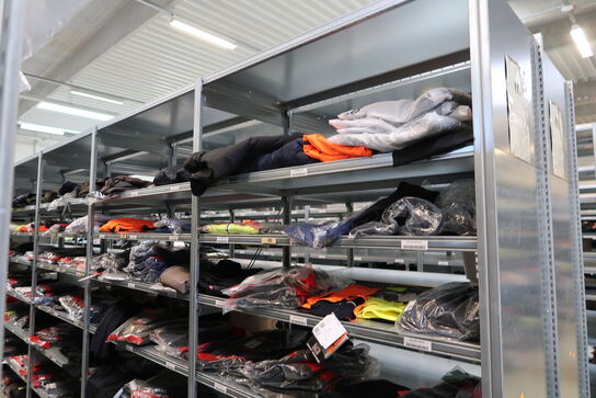 8 fag lagerreoler BITO SV 400 uden indhold