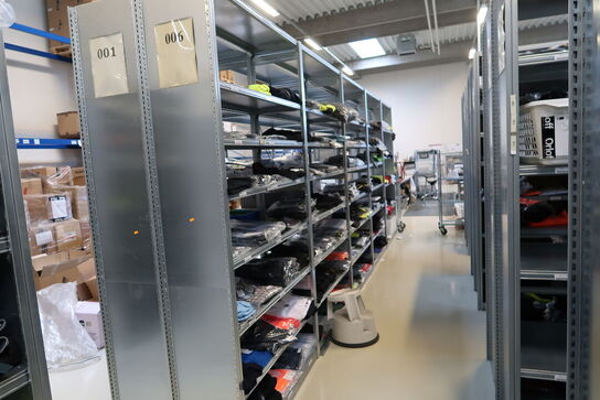 10 fag lagerreoler BITO SV 400 uden indhold