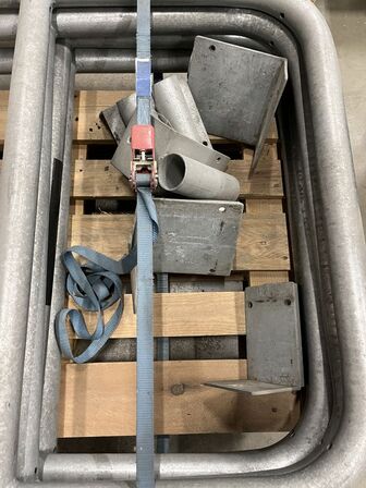 Rækværk til rampe B97cm H110cm