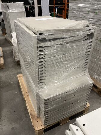 Constructor S90 reol, Hylder 60x100, ca 35stk