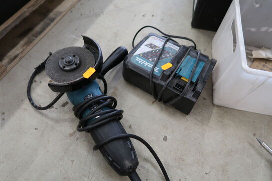 Vinkelsliber MAKITA samt lader MAKITA