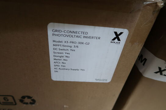 Div. Solcelledele SOLAX (defekte)