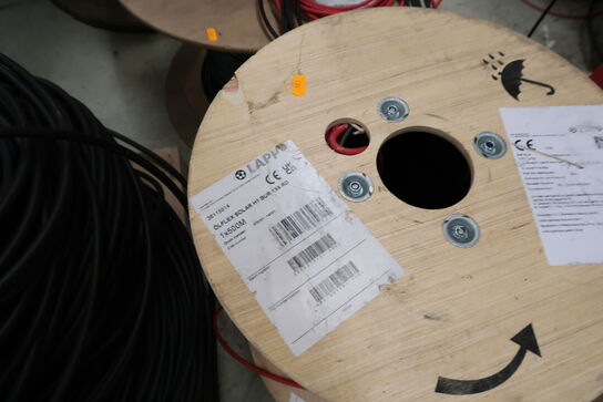 Div. Kabeltromler med div. Kabel