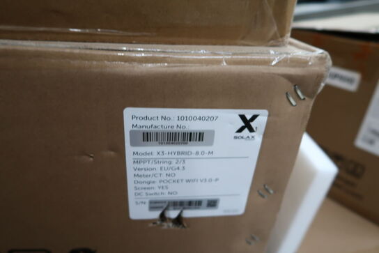 Div. Solcelledele SOLAX (defekte)