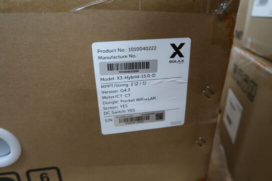 Inverter SOLAX X3-Hybrid-15.0-D