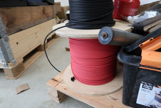 Palle med div. Varelager og værktøj