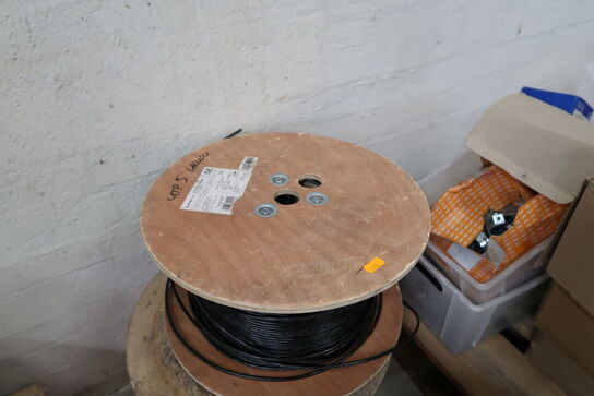 3 stk. kabeltromler med div. Kabel