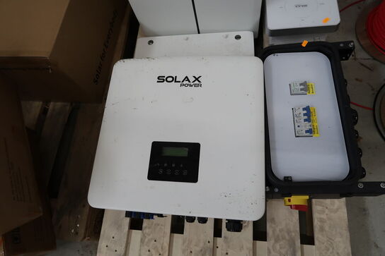 Palle med inverter SOLAX, batteri SOLAX m.m.
