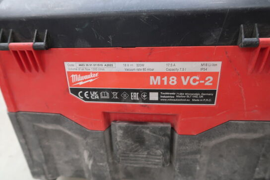 Støvsuger MILWAUKEE M18 VC-2