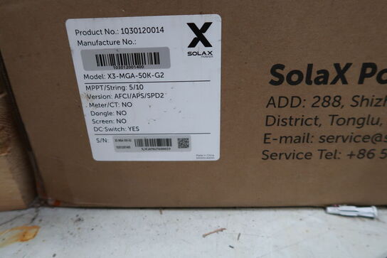 Inverter SOLAX X3-MGA-50K-G2