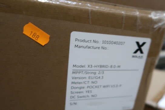 Div. Solcelledele SOLAX (defekte)